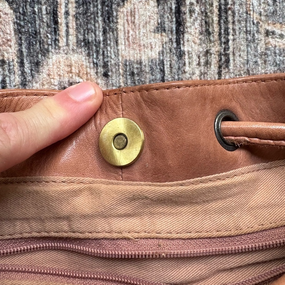 Woven Leather crossbody/shoulder Bag - Picture 3 of 5